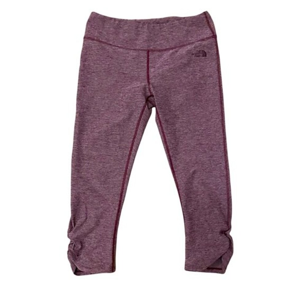 THE NORTHFACE leggings heathered purple crop leggings womens medium